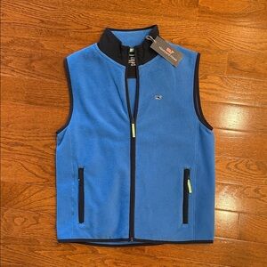 NWT Boys Vineyard Vines Blue Vest size XL